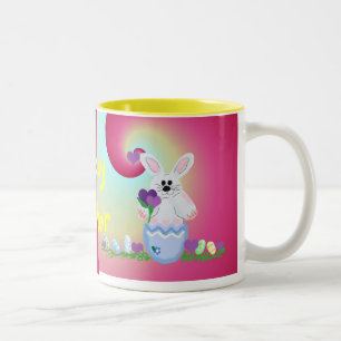 Happy Easter Two-Tone Coffee Mug
