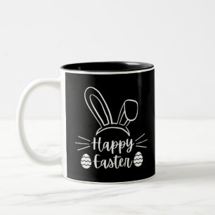 Happy Easter Two-Tone Coffee Mug