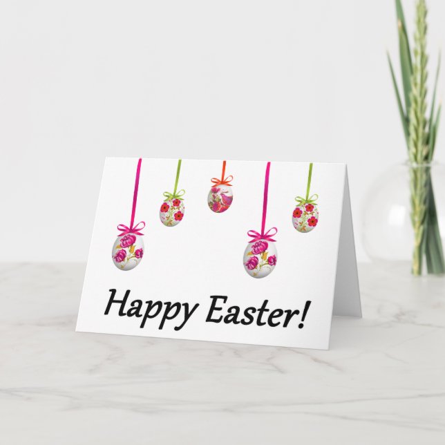 Happy Easter! (Ukrainian-inspired) Card (Front)
