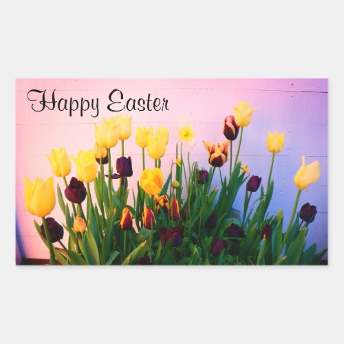 Happy Easter Various Tulips 1_2 Stickers