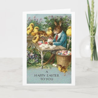 Happy Easter!  Victorian Easter Greeting Card