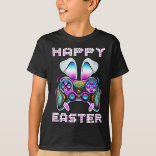 Happy Easter Video Game Controller Funny Gamer Boy T-Shirt