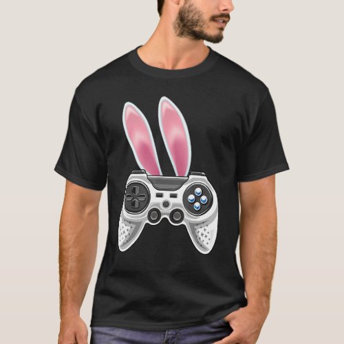 Happy Easter  Video Game Easter Bunny Gaming Contr T_Shirt