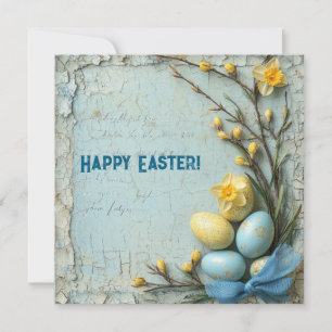Happy Easter vintage greeting card