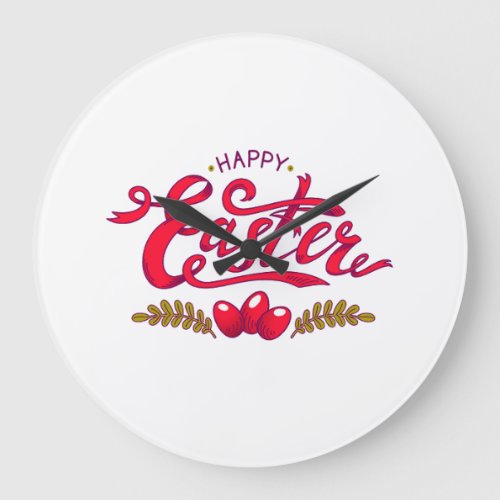 Happy Easter Wall Clock