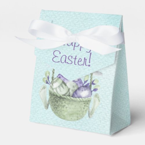 Happy Easter Watercolor Easter Bunny Favor Boxes