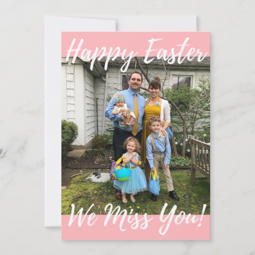 Happy Easter We Miss You Card