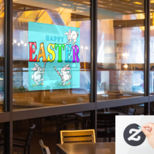 Happy Easter Window Cling
