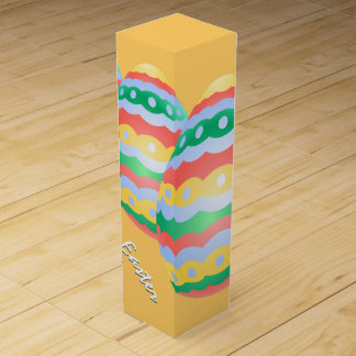 Happy Easter Wine Box Custom Easter Egg Gift Box