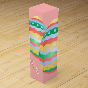 Happy Easter Wine Box Custom Easter Egg Gift Box