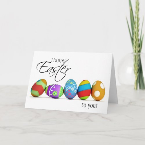 Happy Easter Wishes Card