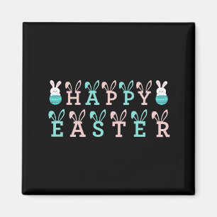 Happy Easter Wishes - Funny Bunny Easter Magnet