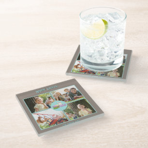 Happy Easter Wishes  Glass Coaster