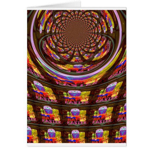 Happy Easter wishes Greetings Seamless graphics ar (Front)