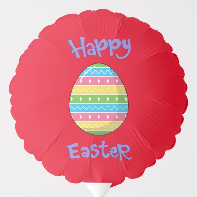 Happy Easter With Egg Balloon (Front)