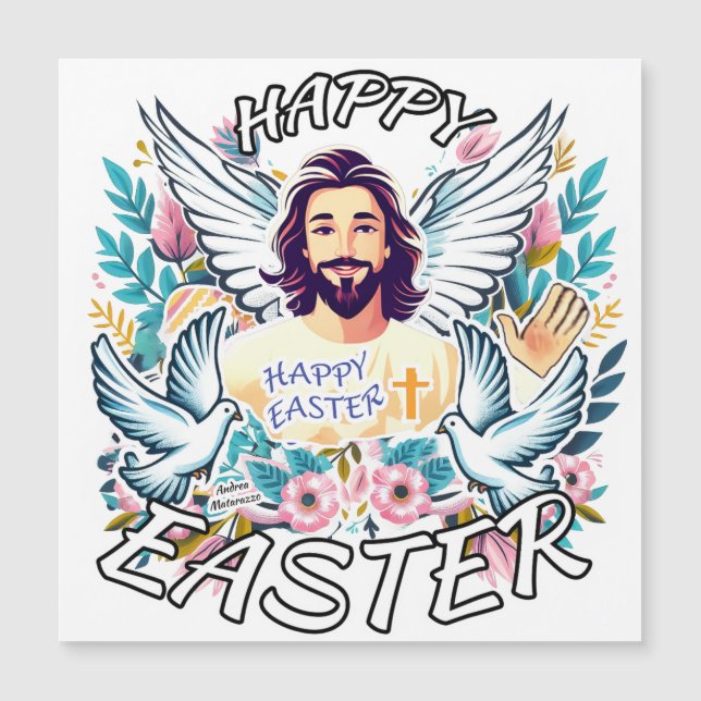 Happy Easter with Jesus (Front)