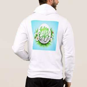 Happy Easter with Spring Flowers-23180 Hoodie