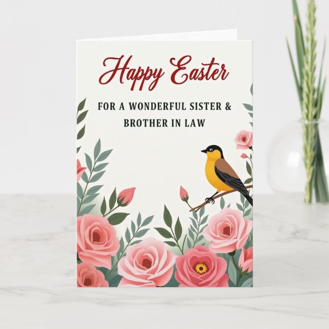 Happy Easter Wonderful Couple Card (Front)