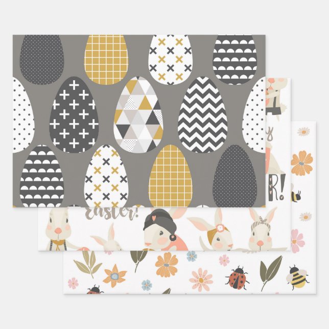 Happy Easter Wrapping Paper Sheets (Set)
