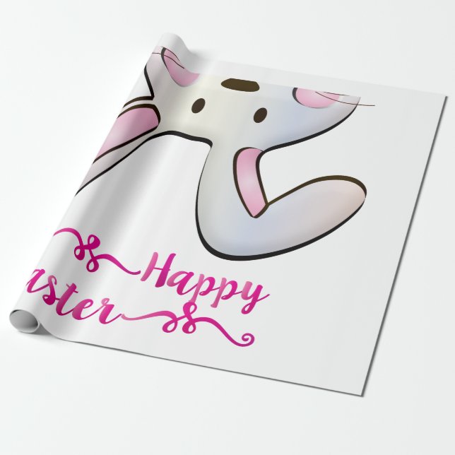 HAPPY EASTER WRAPPING PAPER SHEETS (Unrolled)