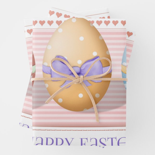 HAPPY EASTER WRAPPING PAPER SHEETS (In situ)