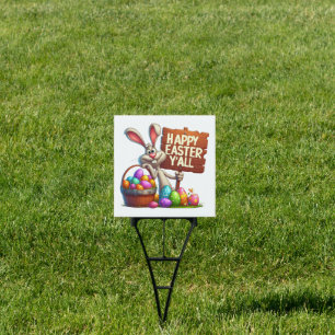 Happy Easter Y'All Sign