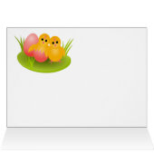 Happy Easter yellow chicks (Inside Horizontal (Top))