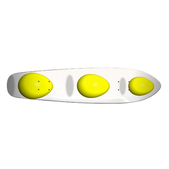 Happy Easter - Yellow Egg Skateboard