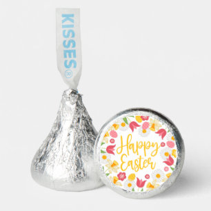 Happy Easter Yellow Red Spring Floral  Hershey®'s Kisses®