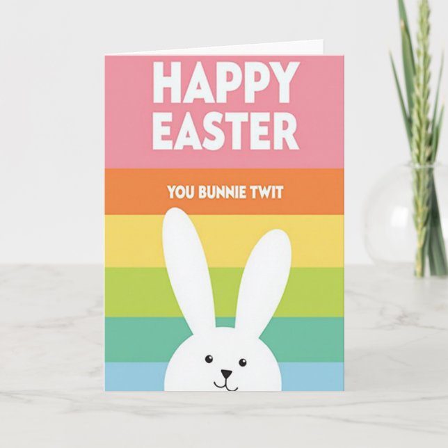 Happy Easter You Bunnie Friend Card (Front)