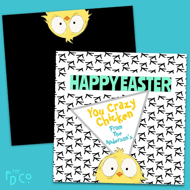 “Happy Easter You Crazy Chicken” | Easter Holiday Card (Creator Uploaded)