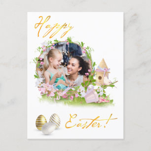 Happy Easter. Your photo. Personalize. Postcard