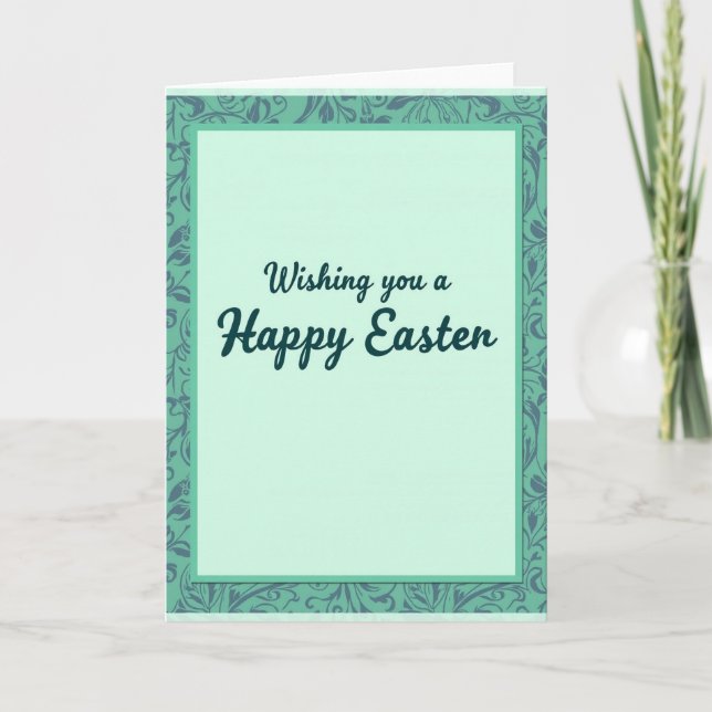 Happy Eastern Wishes Card (Front)