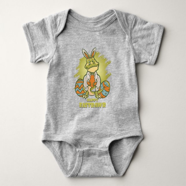 Happy Eastrawr | Baby Bodysuit (Front)