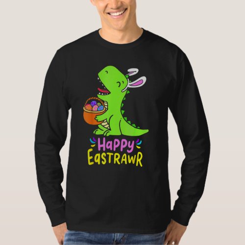 Happy Eastrawr Dinosaur Clothing Easter Day  Boys  T_Shirt