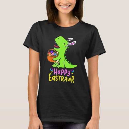 Happy Eastrawr Dinosaur Clothing Easter Day  Boys  T_Shirt