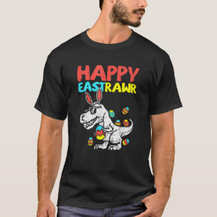 Happy Eastrawr Trex Dinosaur Easter Day Toddler Bo T-Shirt