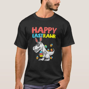 Happy Eastrawr Trex Dinosaur Easter Day Toddler Bo T-Shirt