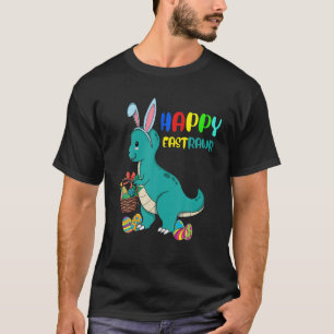 Happy Eastrawr Trex Easter Bunny Egg Cute Dinosaur T-Shirt