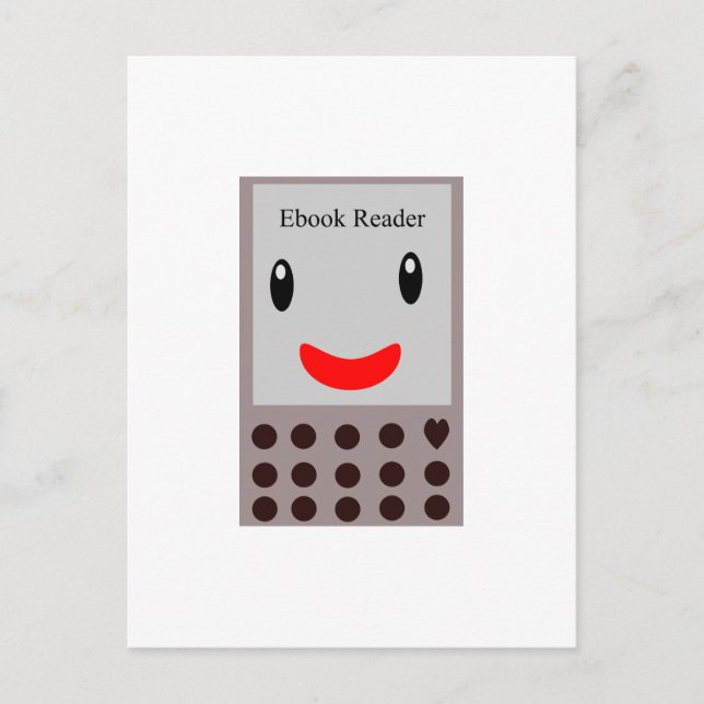 Happy Ebook Reader 1 Postcard (Front)