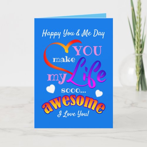 Happy Edit with Your Text Valentines Day Thank You Card