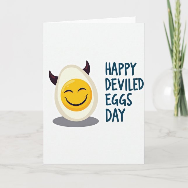 Happy Egg Day Greeting Card (Front)