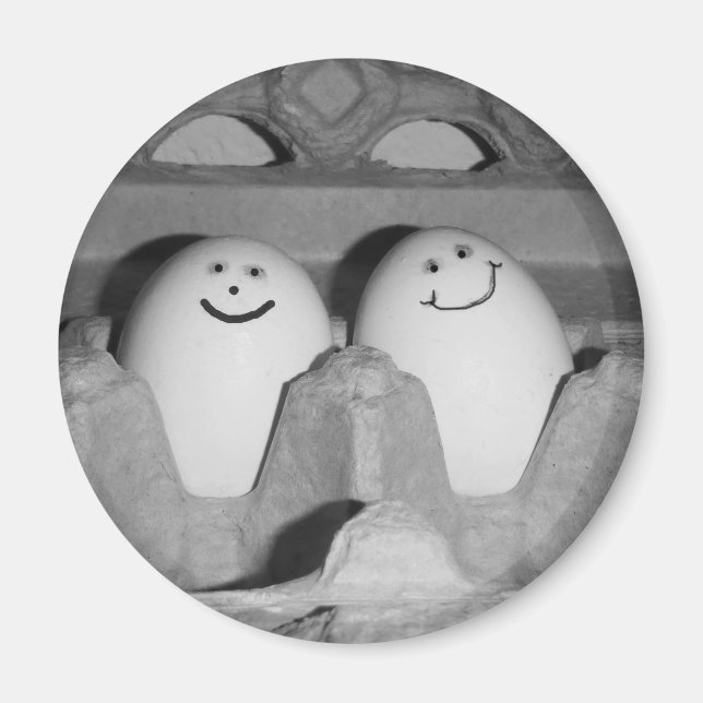 Happy Egg Refrigerator Kitchen Magnets! Magnet (Front)