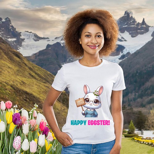 Happy Eggster _ Funny Flowers T_Shirt