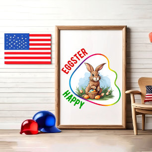 Happy Eggster - Girls Poster