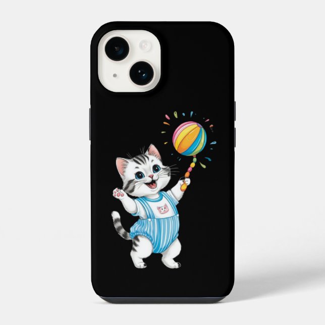 Happy Eid Adha Cute Cat IPhone Cases  (Back)