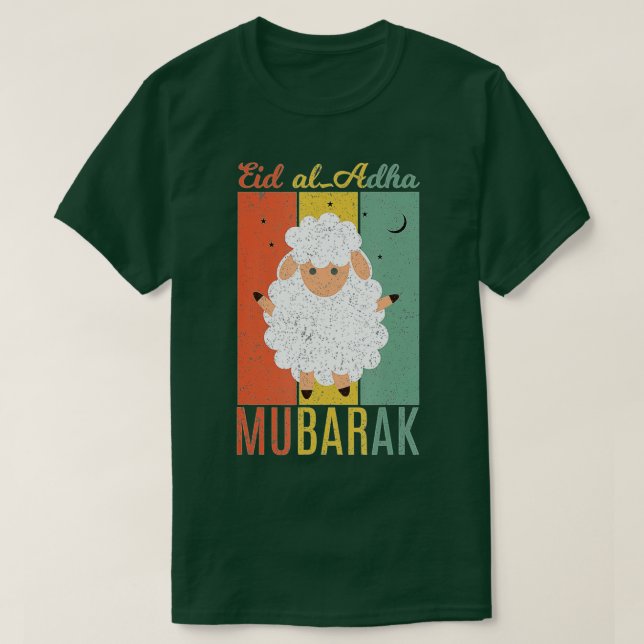 Happy Eid Al Adha Mubarak for Muslim Happy Eid Day T-Shirt (Design Front)