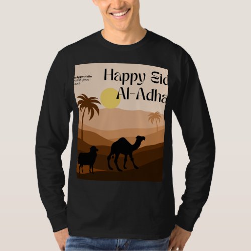Happy Eid Al adha t shirt design 