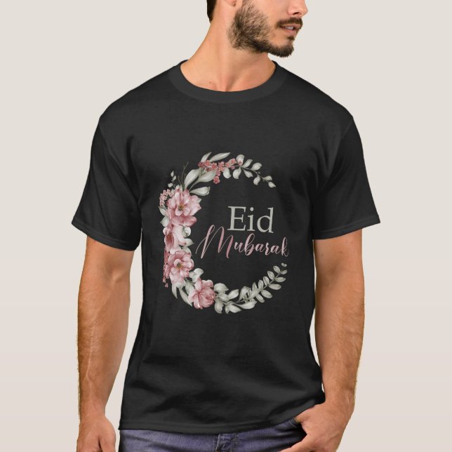 Happy Eid Al fitr Eid Al Adha Mubarak Sunflower T-Shirt (Front)