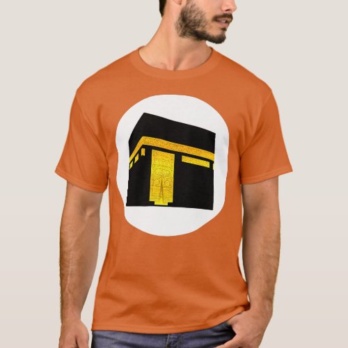 Happy Eid alAdha alFitr Mubarak Hajj Mabroor Kaaba T_Shirt